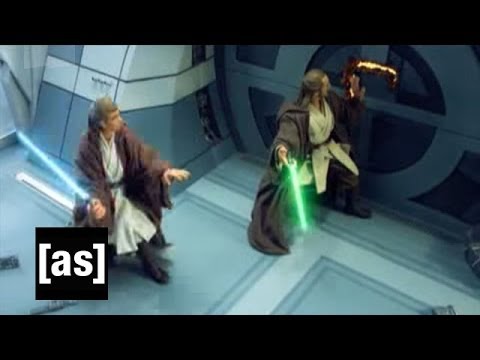 Jedi Butter Fingers | Robot Chicken | Adult Swim