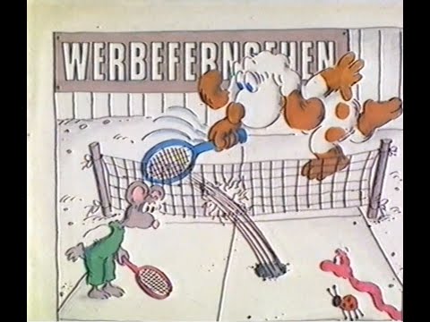ARD (SWF) 30.08.1986 - Telemiezen, kompletter Werbeblock mit "Hund und Maus" als Einspieler