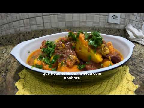 Carne seca com abóbora