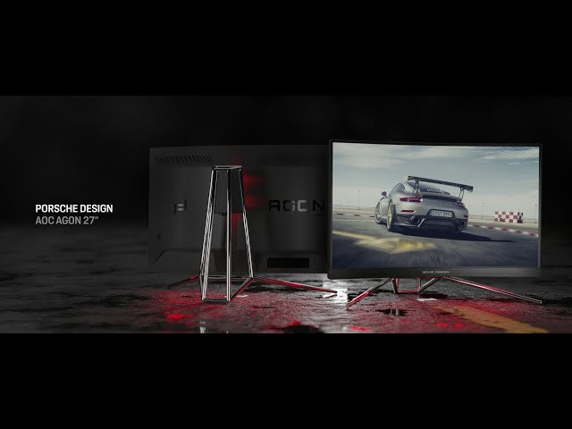 Video teaser for Porsche Design AOC AGON PD27 |  Designed to stand any challenge