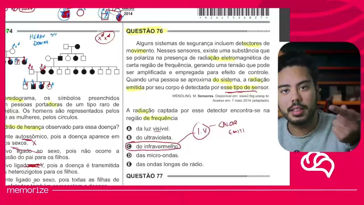Resolução em Vídeo — Questão 76 ENEM 2014