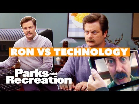Ron Swanson Hates Technology | Parks and Recreation