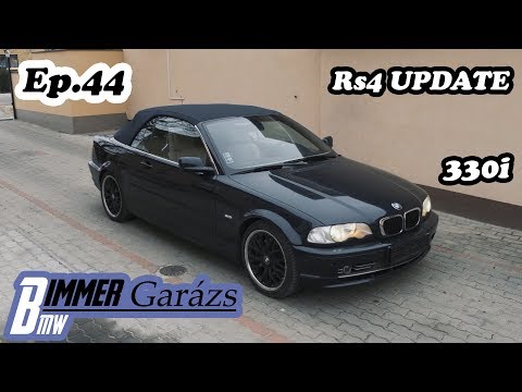 Bimmer Garázs Ep. 44 - Audi RS4 B5 UPDATE - BMW e46 330i cabrio futómű javítás