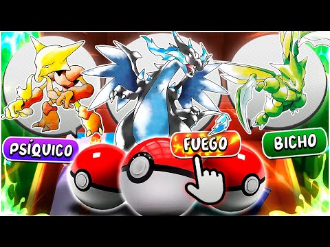 Eligiendo POKÉMON INICIALES pero SOLO conocemos SU TIPO 🍃🔥💧