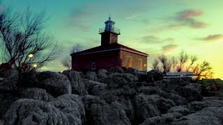 preview picture of video 'St. Peter Lighthouse at sunset - Makarska Croatia'