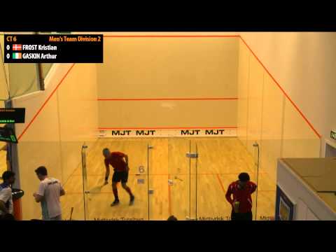 European Squash Team Championships 2015 Court 6 Day 3