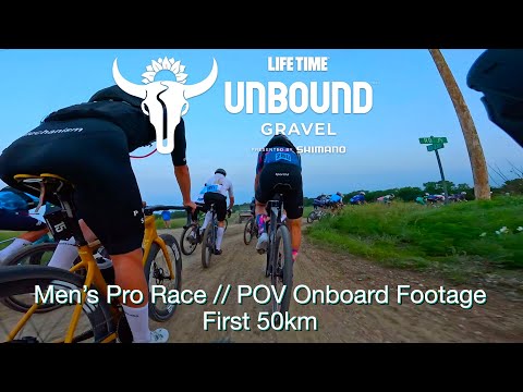 Unbound 200 // Pro Men // POV Onboard Footage, First 50km