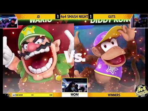 SSBU - 4o4 Smash Night 5 - C$| Guts (Wario) vs JD (Diddy Kong) - Winners Round 3