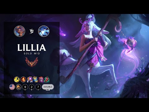 Lillia Mid vs Xerath - NA Grandmaster Patch 12.10