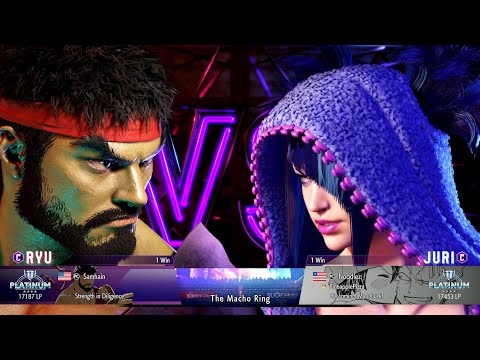 Street Fighter™ 6 Ryu vs Juri - Ranked Platinum 4 Stars