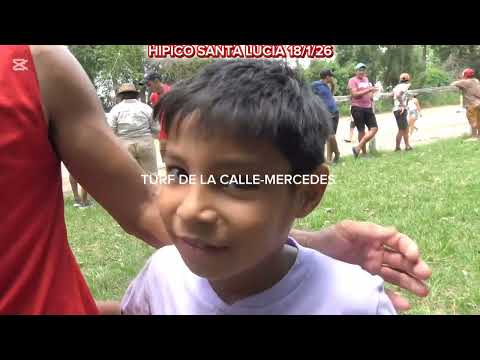 PEQUEÑO ELIAS GANADOR HÍPICO SANTA LUCÍA ATRACTIVA CARRERA ENTRE SUEÑO LOCO Y PEQUEÑO ELIAS 