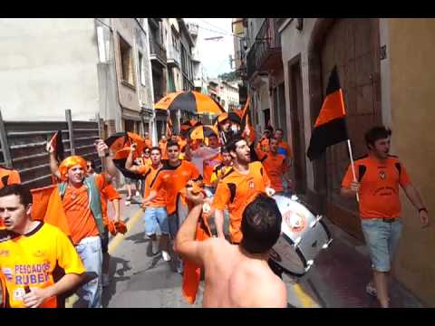 Pasacalles camiño do pabellon. Play-off de ascenso a 1 división Burela F.S. Viaxe