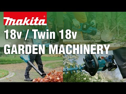 Makita Akumuliatorinė vejapjovė DLM432CT2 2x18V 2x5,0Ah 43cm video