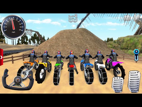 Motocross Dirt Bike Offroad Racing 3D - Motor Stunt Racer Bike Simulator - Android / IOS gameplay #4