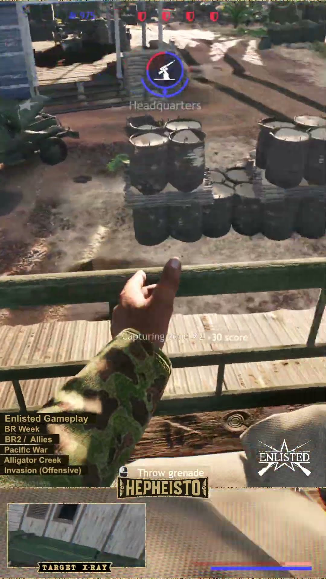 Machinegunner eliminates Tank Ta-Se with Explosion Pack