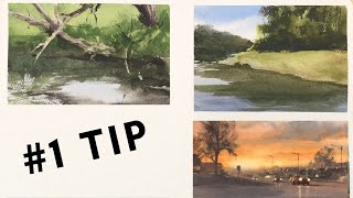 Best Watercolor Tip - (for quick improvement)