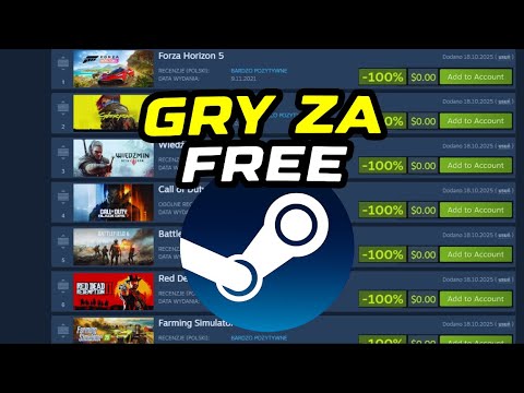 WSZYSTKIE GRY NA STEAM ZA 0ZŁ? Sekretny sposób 🤫