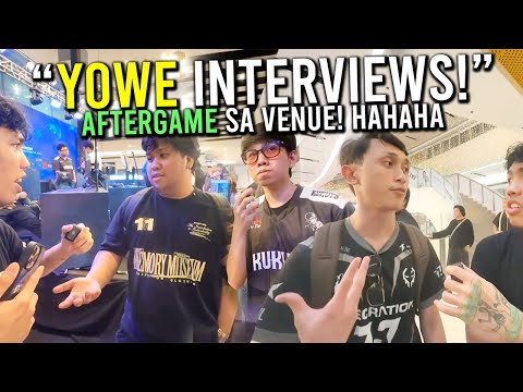 "YOWE INTERVIEWS SA KUKUYS AT EXECRATION AFTERGAME NG PREDATOR LEAGUE!"🔥🤣