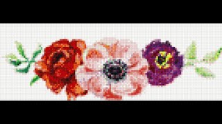 cross stitch world - flowers