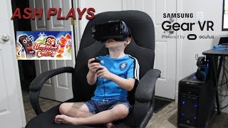 Ash plays 3C Wonderland Coaster on Gear VR