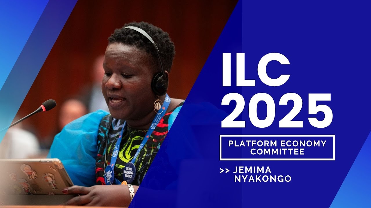 Intervención de Jemima Nyakongo en el Comité de Economía de Plataforma