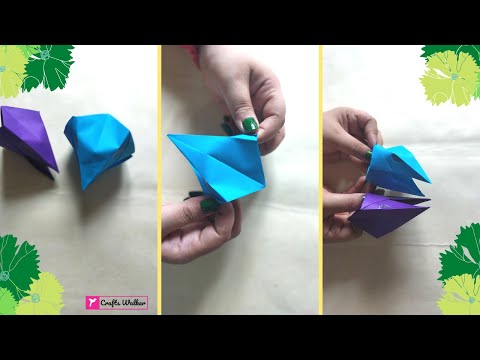 DIY SIMPLE DRAGON HEAD OUT OF PAPER JUST IN 5 MINUTES | ORIGAMI DRAGON HEAD TUTORIAL | EASY ORIGAMI