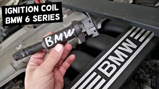 BMW E63 E64 F06 F12 F13 IGNITION COIL REPLACEMENT. HOW TO REPLACE IGNITION COIL