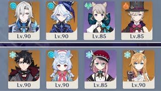 【原神】LunaⅤ螺旋12層　フォンテーヌキャラだけで攻略