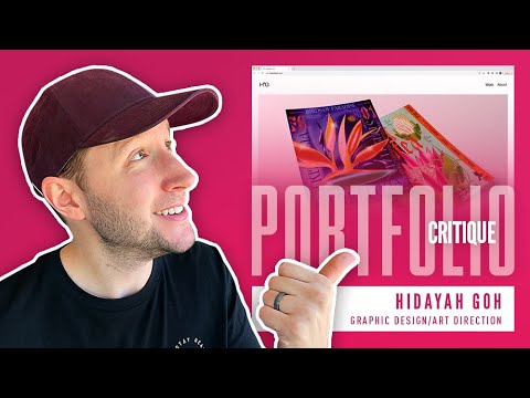 Aspiring Art Director Portfolio Review: It's Goh Time - YouTube