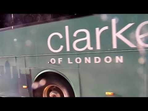 Mercedes Tourismo Clarkes (National Express) BF67WKA Programing on A9 Terminating at Stratford City