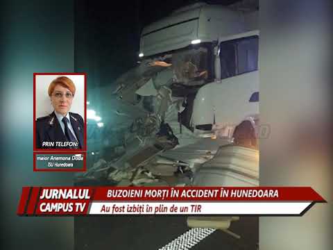 BUZOIENI MORTI IN ACCIDENT IN HUNEDOARA