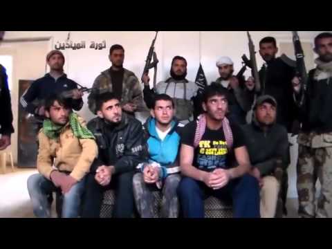 أسر بعض عناصر من قوات النظام من قبل لواء ام القرى في الميادين