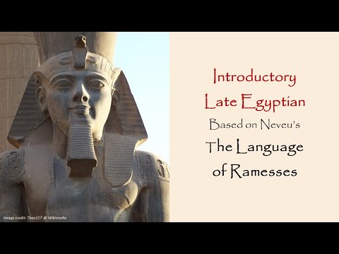 Language of Ramesses 21 E02 - The Imperative