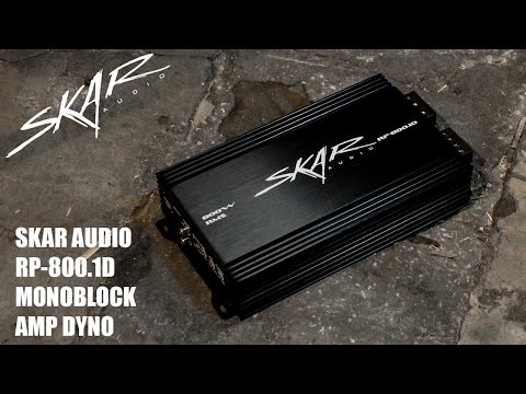 Skar Audio RP-800.1D Monoblock-Verstärker-Dyno läuft auf SMD AD-1 Amp Dyno!!