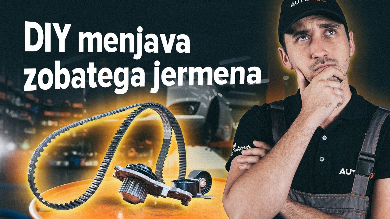Kako zamenjati avtodel vodna črpalka & kit zobatega jermena na avtu Ford Fiesta JA8 – vodnik menjave
