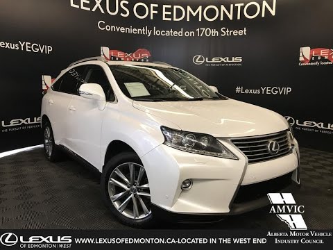 Used White 2015 Lexus RX 350 Touring Package Review - Edmonton, Alberta