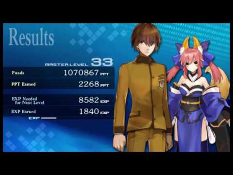 Fate/Extra (NG+) Pt.37 Leveling to lv 34 Very fun grinding