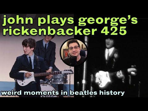 JOHN PLAYS GEORGE'S RICKENBACKER 425 – Weird Moments in Beatles History #2