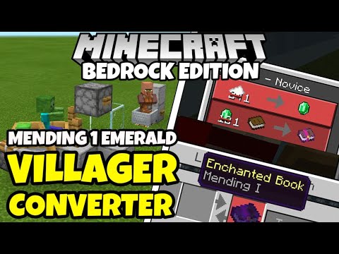ZOMBIE VILLAGER CONVERTER Minecraft Bedrock Edition | EASY | (MCPE/Xbox/Windows 10/PS4/Switch)