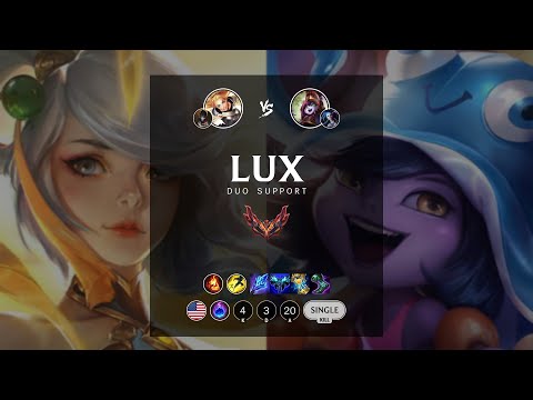Lux Support vs Lulu - NA Grandmaster Patch 12.8