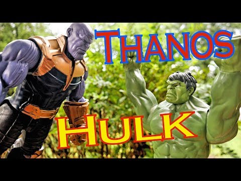 Thanos vs Hulk - Avengers Infinity War Battle! Titan Hero Series Full Fight!