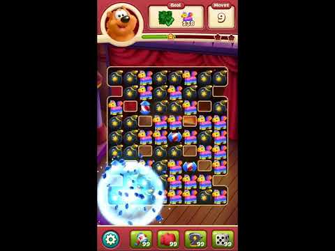 Toon Blast Level 8265 - NO BOOSTERS 🐻🐺🐱 | SKILLGAMING ✔️