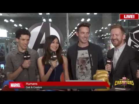 Marvel LIVE! Humans cast at New York Comic Con 2016