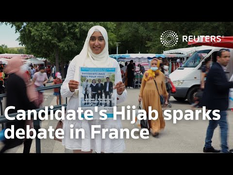 Candidate’s Hijab sparks debate in France