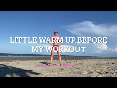 The world's best pole dancer - Sokolova Anastasia - Warm up on the beach!