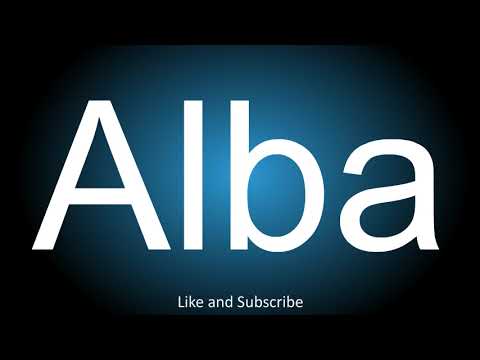 How to correctly pronounce in Scottish Gaelic and English - Alba.