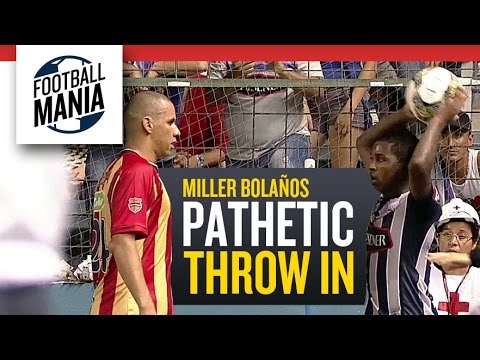 Pathetic Throw In - Miller Bolaños (Emelec/ECU) Vs. Aguilas Pereira (COL)