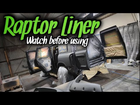 Spraying A 4WD In Raptor Liner Bedliner #Shedsessions