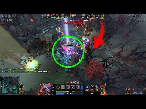 Broken Hero Dazzle Rampage ! - Dota 2  Patch 7.34D