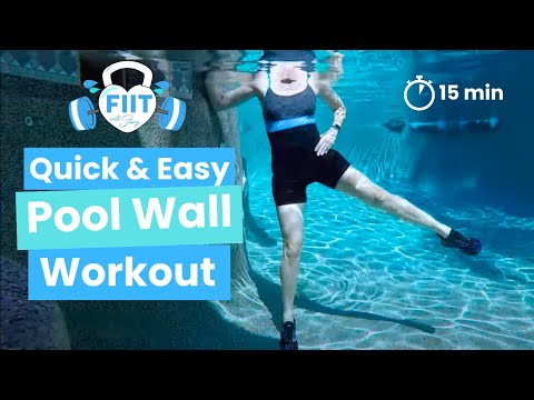 Aquacise - Best Pool - Wall Workout (No Equipment) - Core & Low Body Focus - Water Aerobics - 15 min